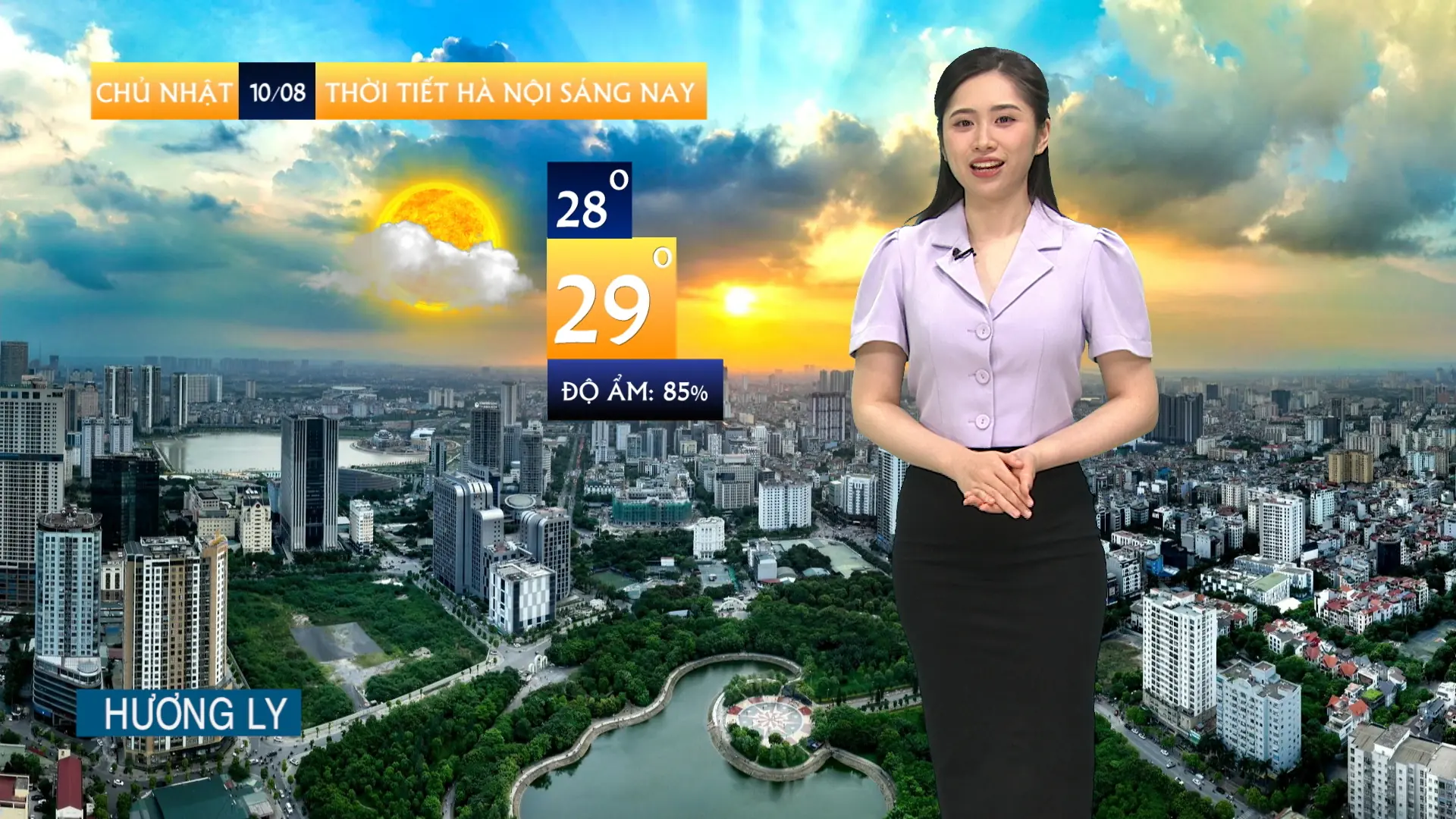 Dự báo thời tiết sáng | 10/08/2025